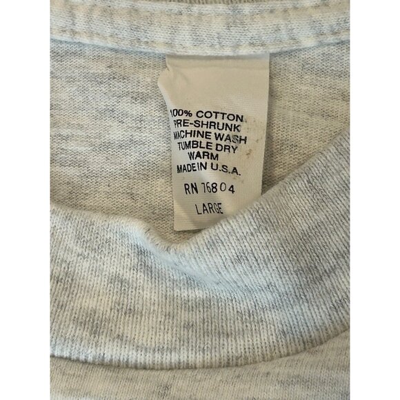 Vintage 1993 Property of Boston Bruins Ray Bourque #77 Single Stitch T-Shirt L - Picture 8 of 8